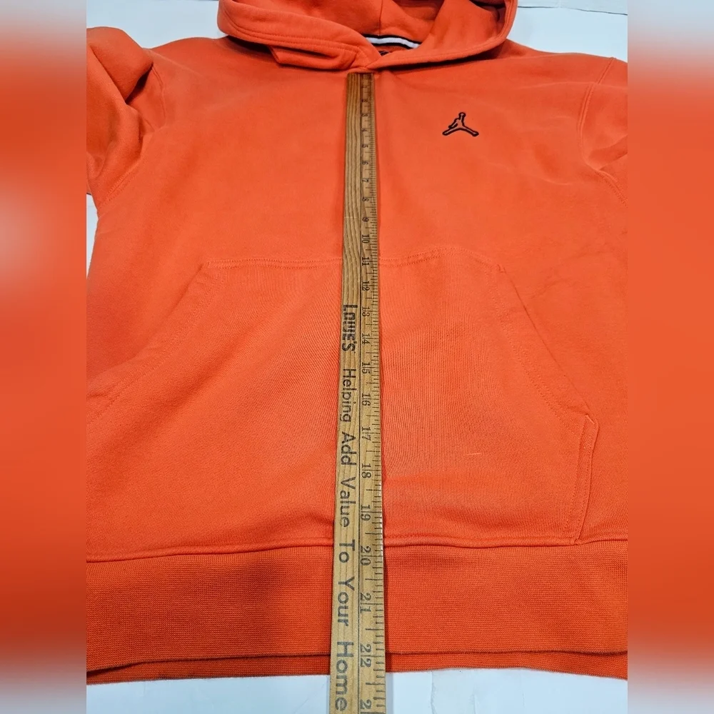 Jordan Bright Orange Hoodie Sz S